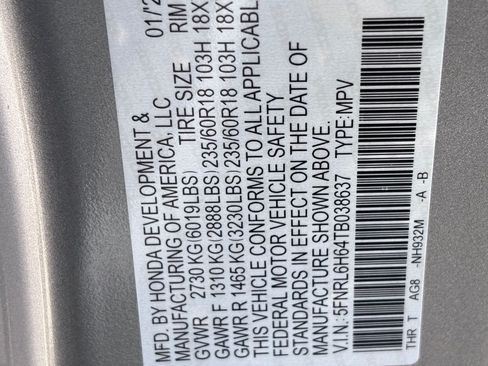 New 2026 Honda Odyssey EX-L image 19