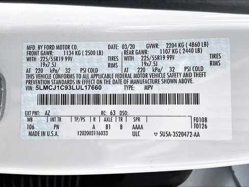 Used 2020 Lincoln Corsair FWD w/ Premium Package image 16
