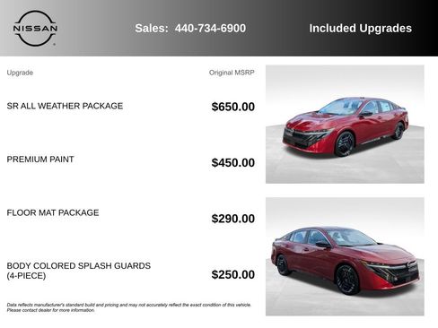 New 2026 Nissan Sentra SR w/ SR All Weather Package image 7