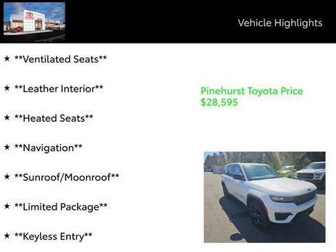 Used 2023 Jeep Grand Cherokee Limited w/ Luxury Tech Group II image 13