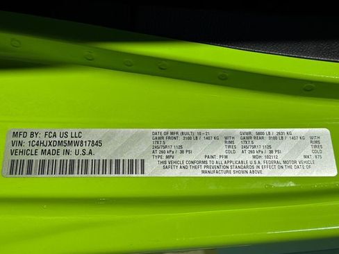 Used 2021 Jeep Wrangler Unlimited Sport image 17