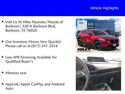 New 2026 MAZDA CX-30 AWD 2.5 S w/ Select Sport Pkg image 9