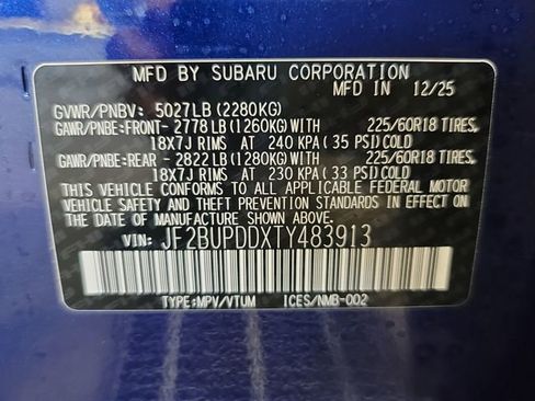 New 2026 Subaru Outback Limited image 31