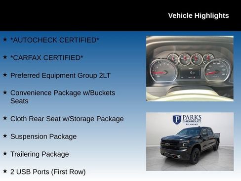 Used 2021 Chevrolet Silverado 1500 LT Trail Boss AWD/4WD image 4