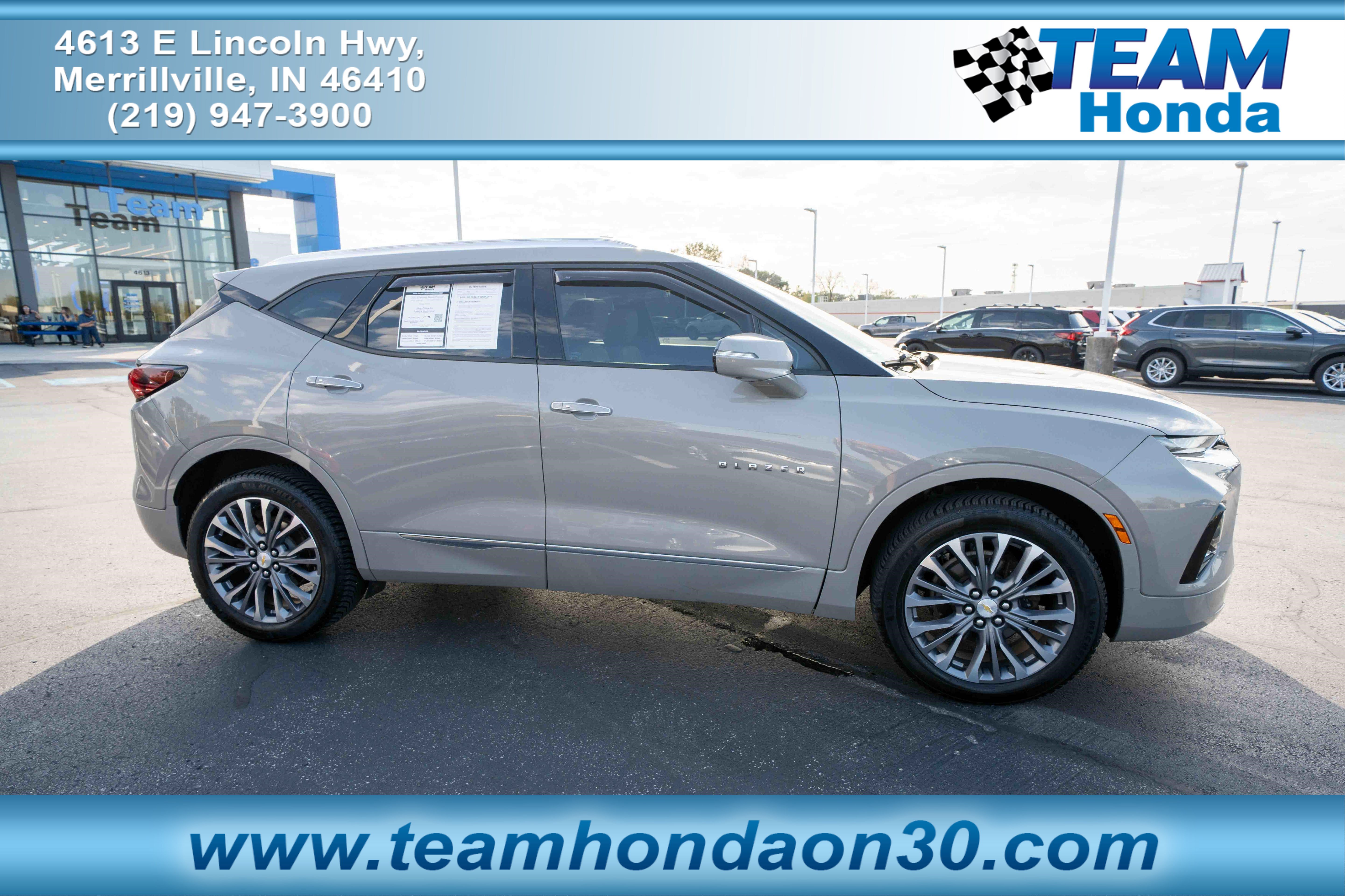 Used 2021 Chevrolet Blazer Premier w/ Driver Confidence II Package FWD image 1