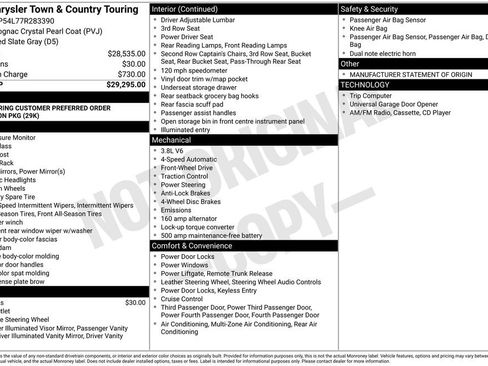 Used 2007 Chrysler Town & Country Touring FWD image 1