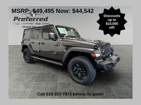 New 2026 Jeep Wrangler Unlimited Sport AWD/4WD image 1