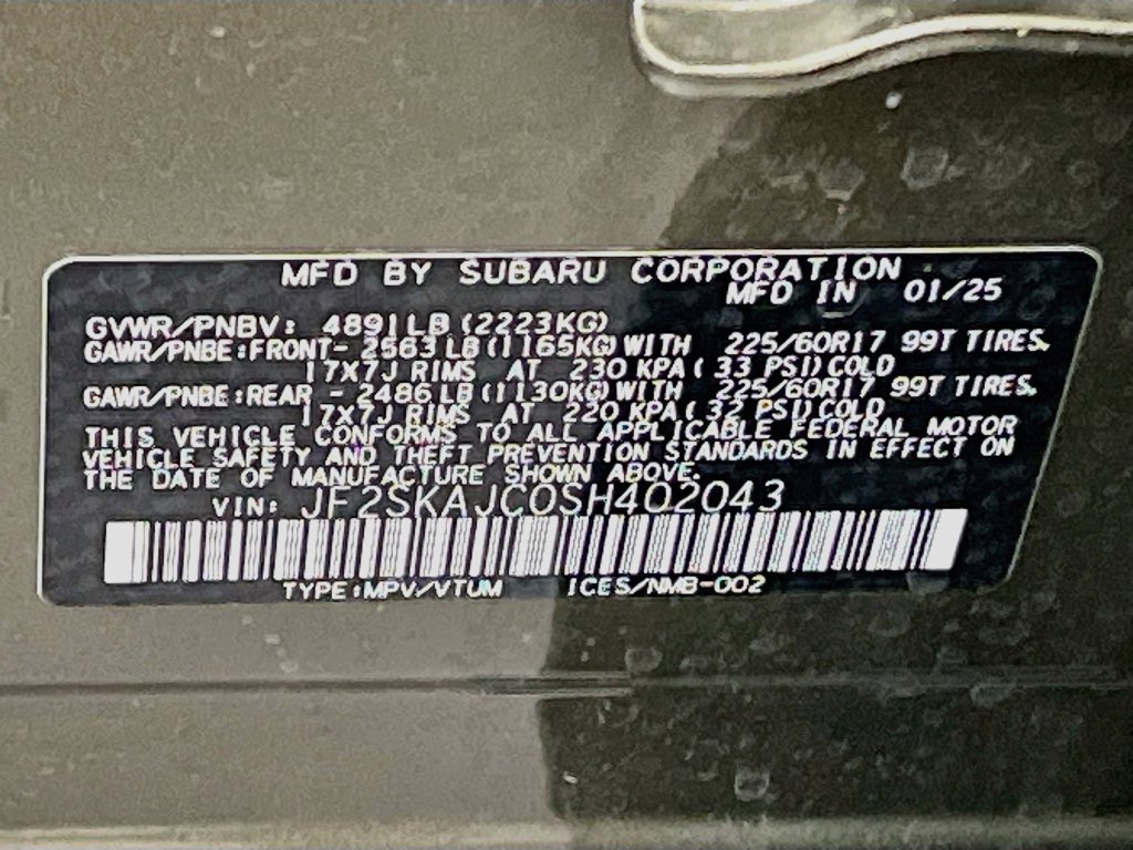 Used 2025 Subaru Forester Wilderness w/ Wilderness Package AWD/4WD image 34