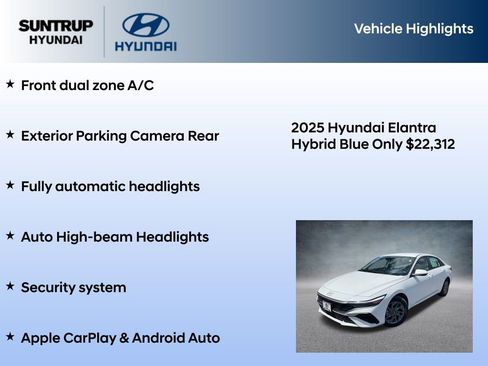 Used 2025 Hyundai Elantra Blue image 8