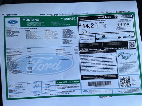 Used 2024 Ford Mustang Dark Horse w/ Dark Horse Handlin Package RWD image 5