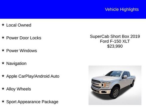 Used 2019 Ford F150 XLT w/ Equipment Group 302A Luxury AWD/4WD image 2