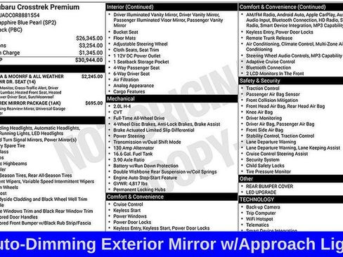 Used 2024 Subaru Crosstrek 2.0i Premium image 5