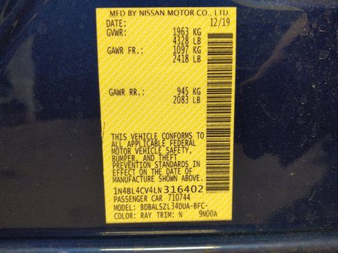 Used 2020 Nissan Altima 2.5 SR FWD image 33