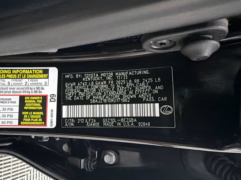 Used 2024 Lexus ES 350 F Sport FWD image 33