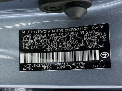 New 2026 Toyota Corolla XSE FWD image 32