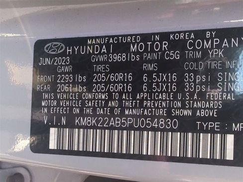 Used 2023 Hyundai Kona SE FWD image 5