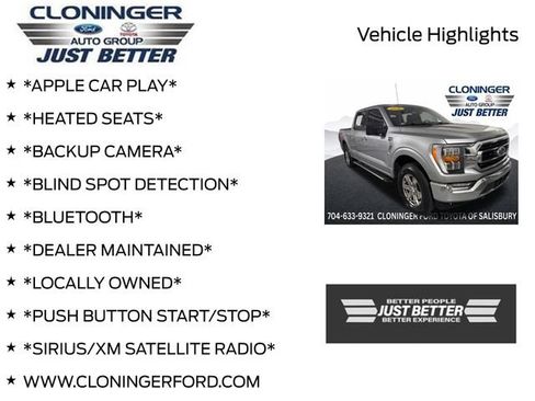 Used 2022 Ford F150 XLT w/ Equipment Group 302A High AWD/4WD image 3