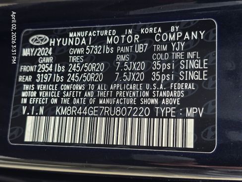 Used 2024 Hyundai Palisade SEL w/ Premium Package image 33