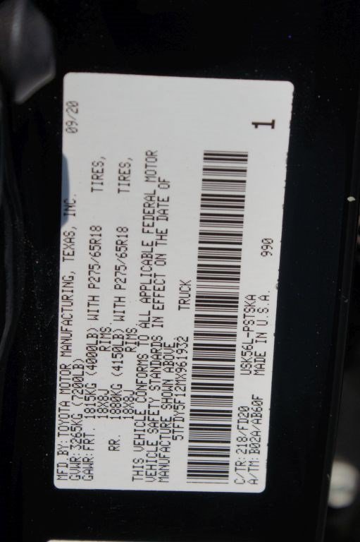 Used 2021 Toyota Tundra SR5 w/ Trail Edition AWD/4WD image 26