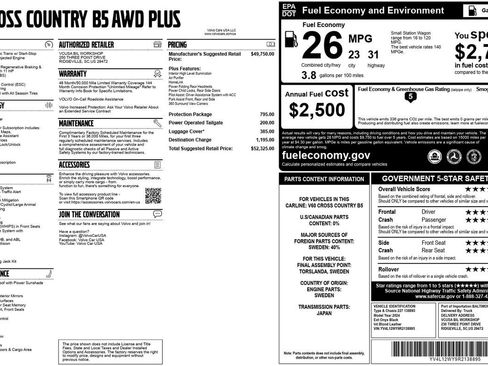 Used 2024 Volvo V60 B5 Cross Country Plus image 49