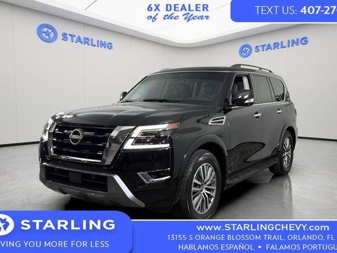 Used 2023 Nissan Armada SL w/ Captain's Chairs Package RWD image 1