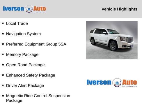 Used 2015 GMC Yukon Denali w/ Open Road Package image 2