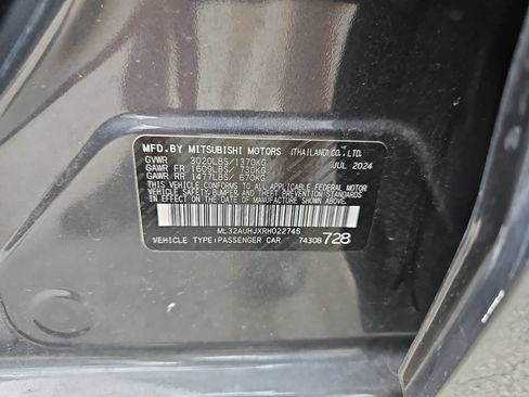 Used 2024 Mitsubishi Mirage LE FWD image 29