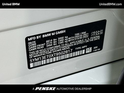 New 2026 BMW X5 M Competition w/ Executive Package AWD/4WD image 15