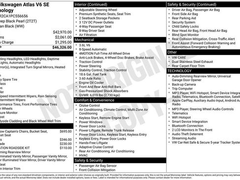 Used 2023 Volkswagen Atlas SE AWD/4WD image 2