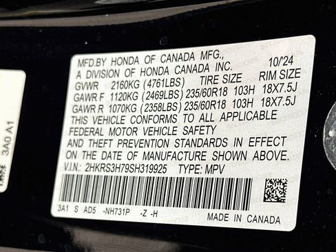 Certified 2025 Honda CR-V EX-L image 32