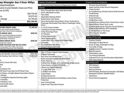 Used 2023 Jeep Wrangler Unlimited w/ Cold Weather Group AWD/4WD image 41
