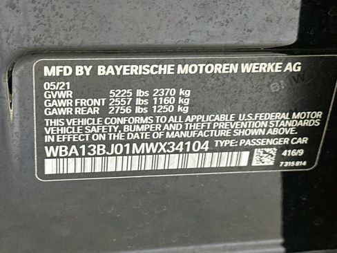Used 2021 BMW 530i xDrive w/ M Sport Package AWD/4WD image 36