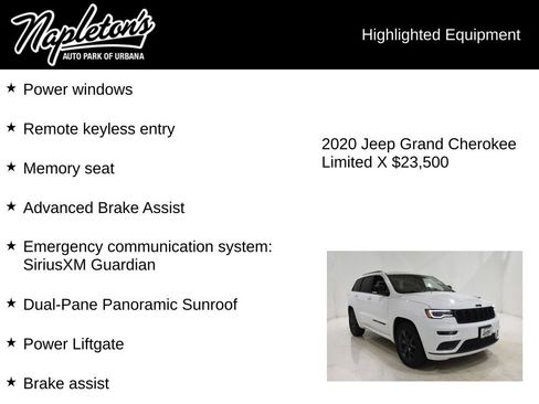 Used 2020 Jeep Grand Cherokee Limited X image 16