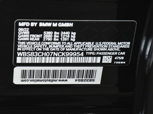 Used 2022 BMW M5 w/ Competition Package AWD/4WD image 23