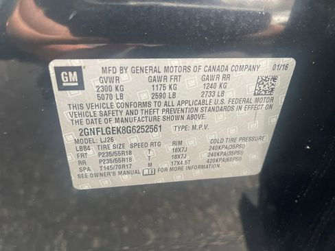 Used 2016 Chevrolet Equinox LTZ w/ Enhanced Convenience Package image 16