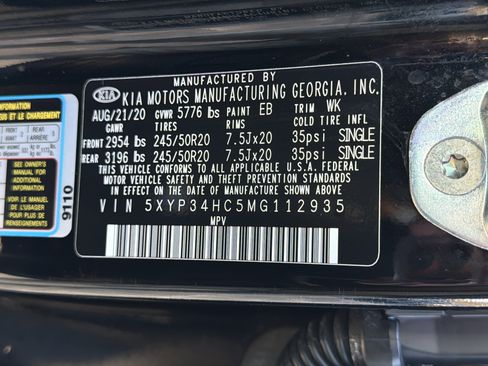 Used 2021 Kia Telluride EX w/ EX Premium Package image 37