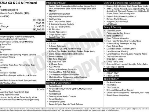 New 2025 MAZDA CX-5 AWD 2.5 S w/ Preferred Package image 27