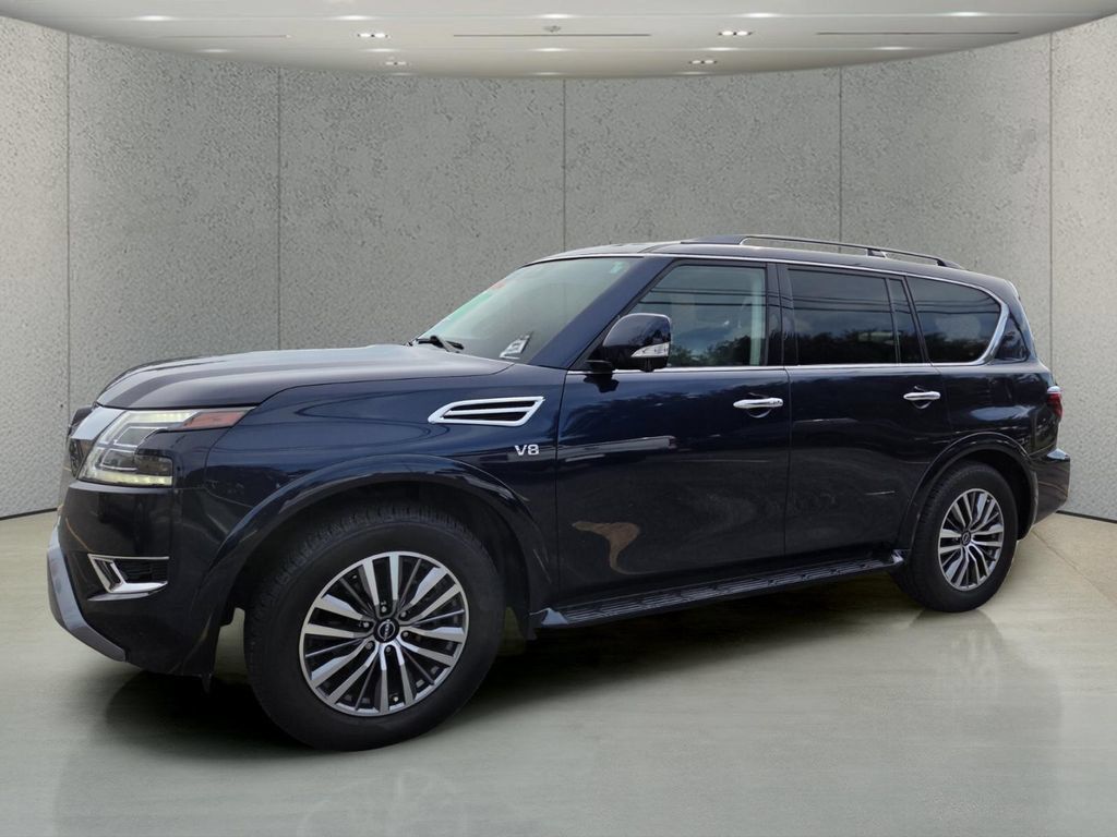 Used 2022 Nissan Armada SL w/ Captain's Chairs Package RWD image 1