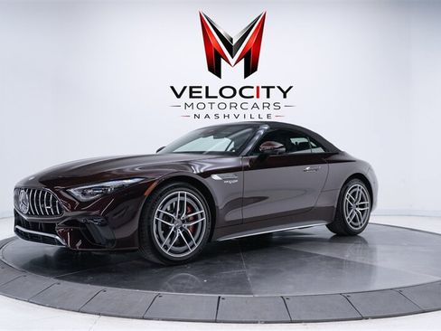 Used 2024 Mercedes-Benz SL 55 AMG 4MATIC w/ Manufactur Interior Package image 2