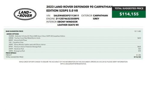 Used 2023 Land Rover Defender 90 V8 AWD/4WD image 5