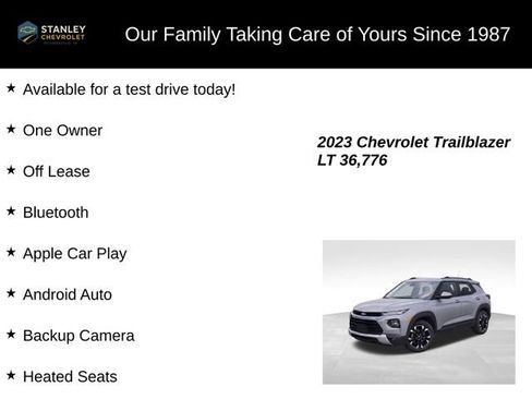 Used 2023 Chevrolet TrailBlazer LT w/ Convenience Package FWD image 9