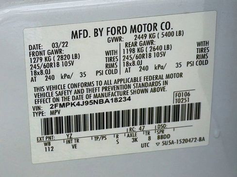 Used 2022 Ford Edge SEL w/ Convenience Package AWD/4WD image 41