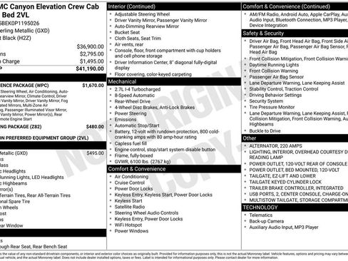 Used 2023 GMC Canyon Elevation w/ Convenience Package image 28