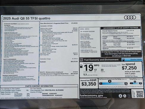 New 2025 Audi Q8 Premium Plus image 16