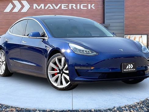 Used 2019 Tesla Model 3 Long Range AWD/4WD image 1