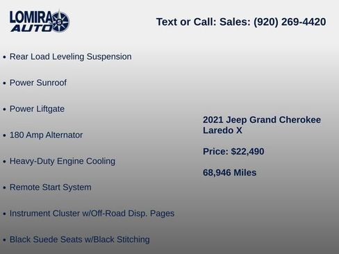Used 2021 Jeep Grand Cherokee Altitude AWD/4WD image 16