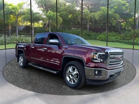 Used 2015 GMC Sierra 1500 SLT w/ SLT Crew Cab Value Package AWD/4WD image 3