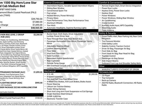 Used 2019 RAM 1500 Big Horn AWD/4WD image 35