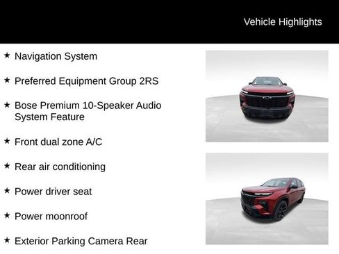 Certified 2024 Chevrolet Traverse RS AWD/4WD image 13