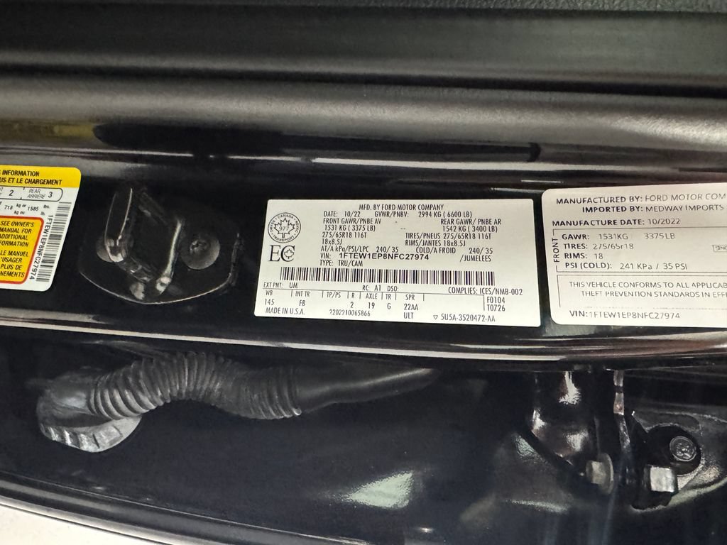 Used 2022 Ford F150 XLT w/ Equipment Group 301A Mid AWD/4WD image 43